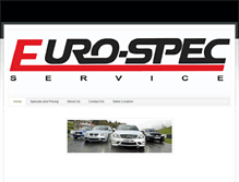 Tablet Screenshot of eurospecservice.com